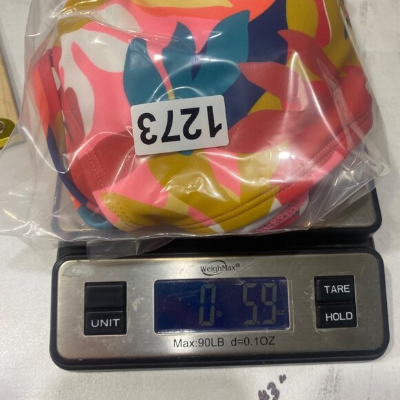 Womens Tropical Floral One-Piece Swimsuit With Adjustable Straps & Waist Tie Nyl - Picture 14 of 14